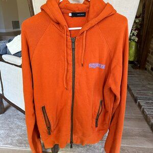 Dsquared2 Vintage Orange Zip-Up